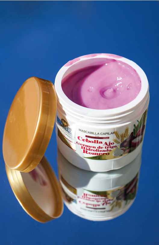 Mascarilla Cebolla, Ajo, Germen de trigo hidrolizado, Romero