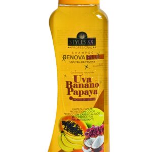 Shampoo Papaya, Uva, Banano y Ácido Hialurónico